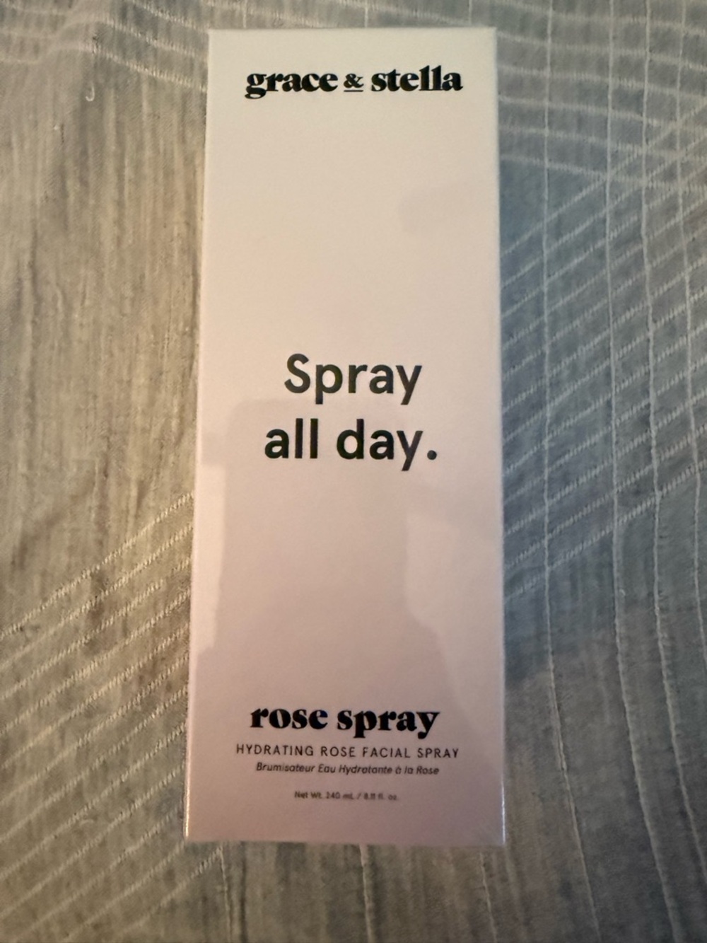 grace & stella Rose Spray Hydrating Facial Spray - Pale Pink